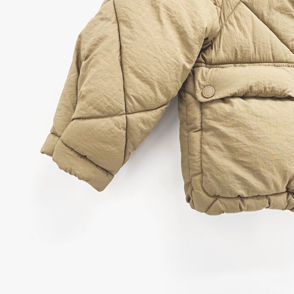 Girls' Zara Quilted Oversized Puffer Coat Sz 6-7 - Picture 4 of 9